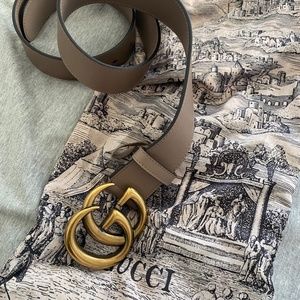 GG Marmont leather belt with dust bag